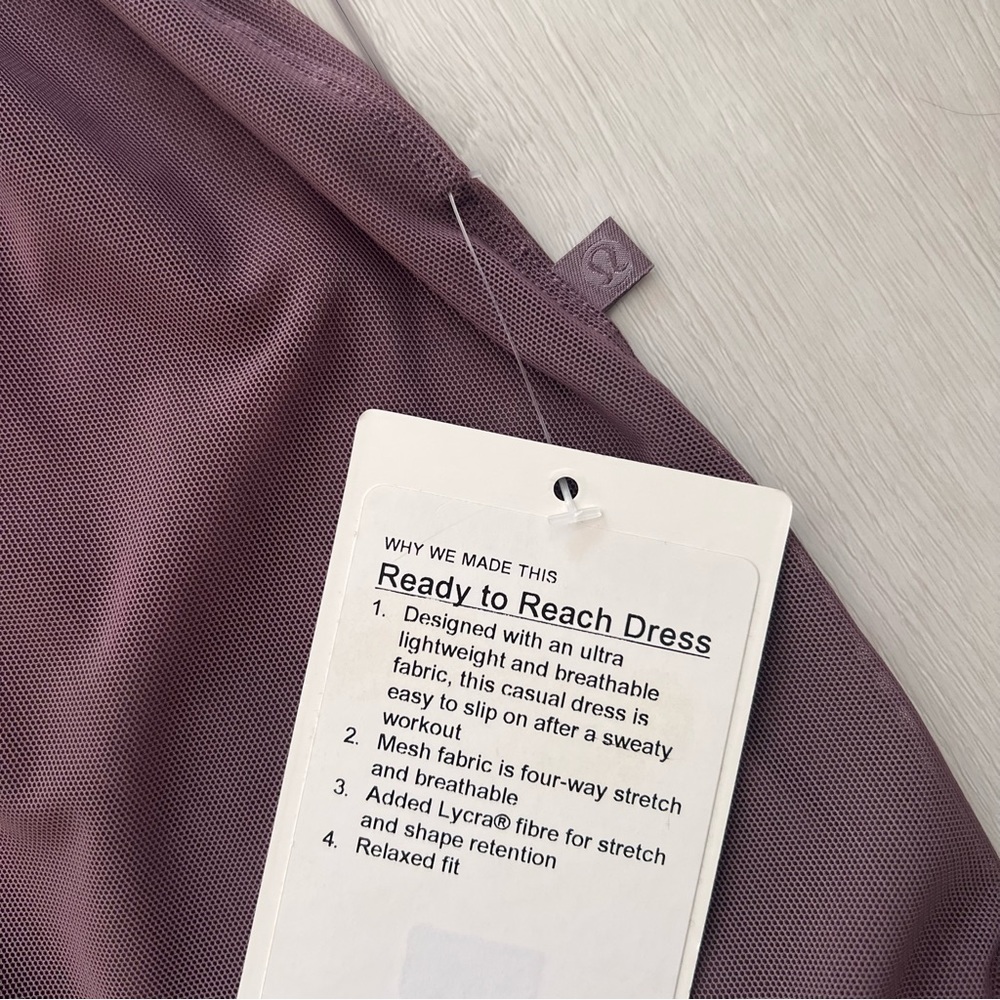Sz 2 NWT Lululemon ready to reach dress ANTK - Picture 8 of 8